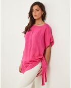 Tunique 100% Lin Julie fuchsia
