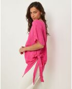 Tunique 100% Lin Julie fuchsia