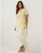 Tunique 100% Lin Julie jaune