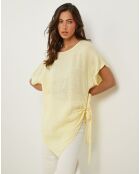 Tunique 100% Lin Julie jaune