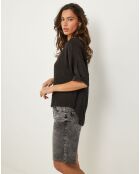 Chemise 100% Lin Zoé noire