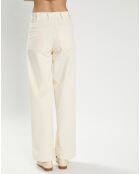 Pantalon en Velours milleraies Lottie tofu