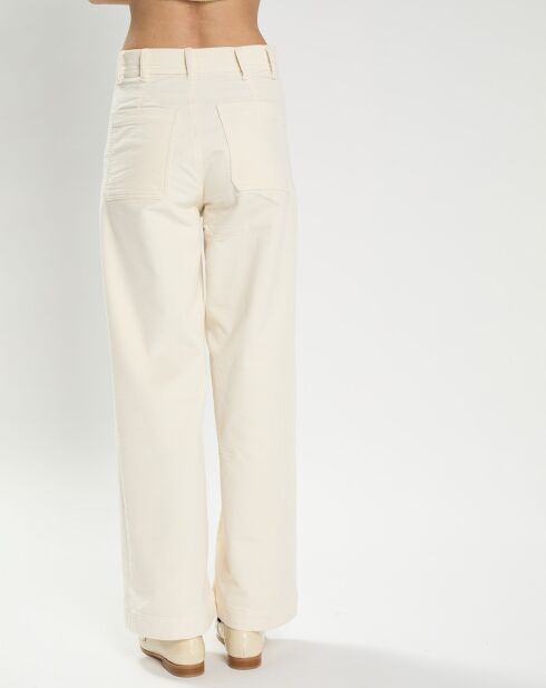Pantalon en Velours milleraies Lottie tofu