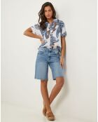 Chemise 100% Lin Jessica blanche