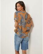 Chemise 100% Lin Jessica camel
