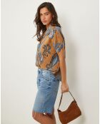 Chemise 100% Lin Jessica camel