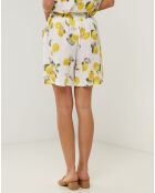 Short 100% Lin Aimée blanc