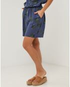 Short 100% Lin Aimée bleu marine