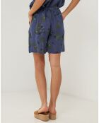 Short 100% Lin Aimée bleu marine