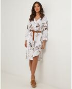 Robe 100% Lin Lou blanche