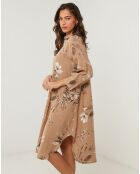 Robe 100% Lin Lou camel