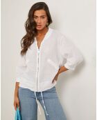 Veste 100% Lin Louise blanche