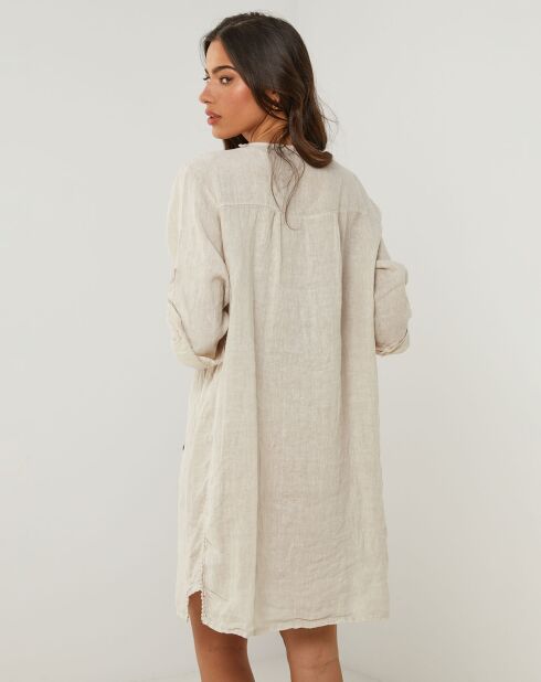 Robe 100% Lin Capucine beige