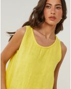 Robe 100% Lin Clémentine jaune