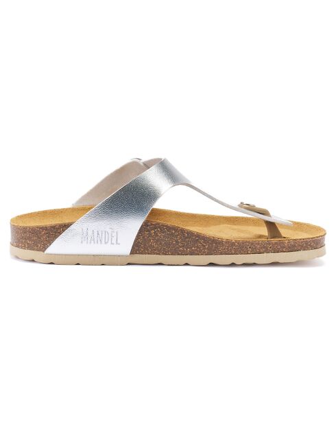 Zilveren sandalen Blanca