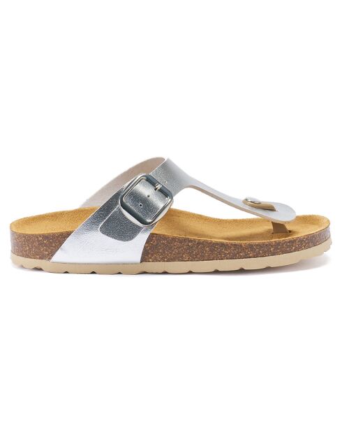 Zilveren sandalen Blanca