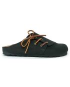 Sabots en Velours de Cuir Ester noirs