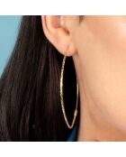 Boucles d'oreilles Créoles Goutte Or Jaune