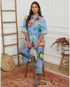 Chemise Dandra bleue