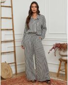 Chemise 100% Lin Godel noire