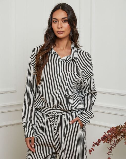 Chemise 100% Lin Godel noire