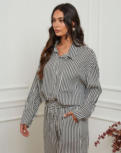 Chemise 100% Lin Godel noire