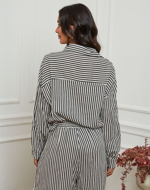 Chemise 100% Lin Godel noire
