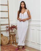 Combinaison 100% Lin Tuchex blanche