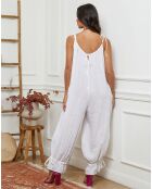 Combinaison 100% Lin Tuchex blanche