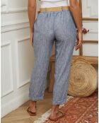 Pantalon Clementine bleu indigo
