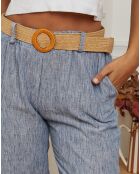 Pantalon Clementine bleu indigo