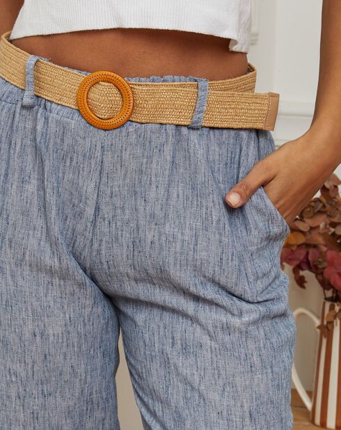 Pantalon Clementine bleu indigo