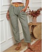 Pantalon Clementine vert kaki