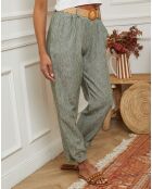 Pantalon Clementine vert kaki