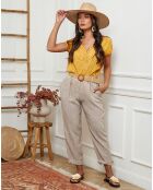 Pantalon Clementine taupe