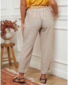 Pantalon Clementine taupe