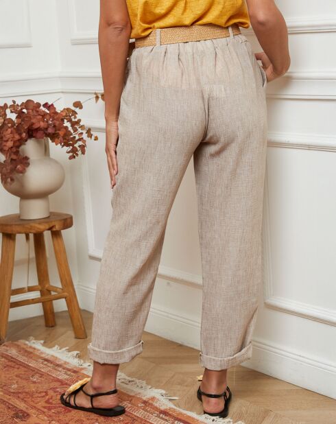 Pantalon Clementine taupe