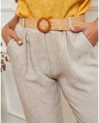 Pantalon Clementine taupe