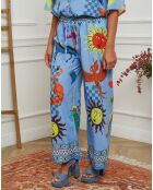 Pantalon Domeo bleu