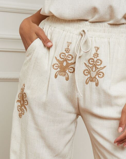 Pantalon Ecoji beige