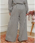 Pantalon en Lin mélangé Gordal noir