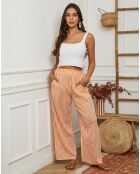Pantalon en Lin mélangé Gordal orange