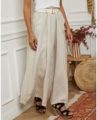 Pantalon 100% Lin Lornica beige