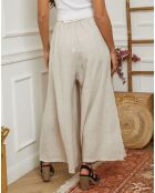 Pantalon 100% Lin Lornica beige
