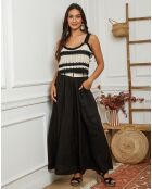 Pantalon 100% Lin Lornica noir