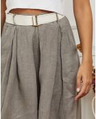 Pantalon 100% Lin Lornica taupe