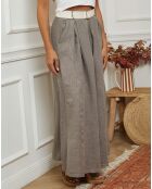 Pantalon 100% Lin Lornica taupe
