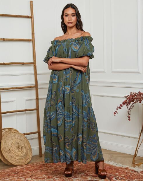 Robe Dawa vert kaki