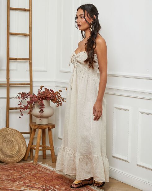 Robe 100% Lin Gretz beige