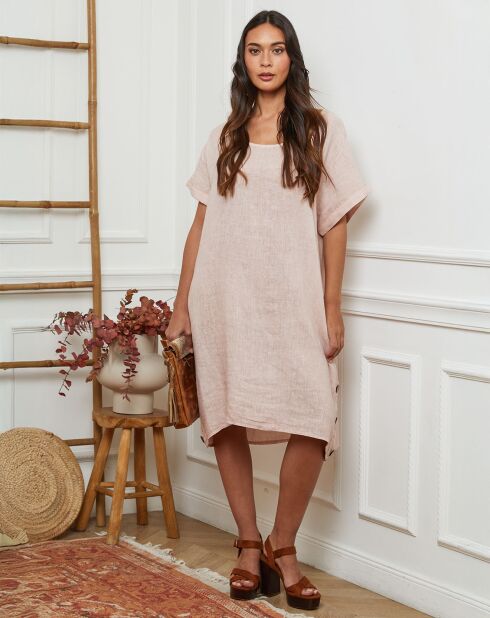 Robe 100% Lin Harvel nude